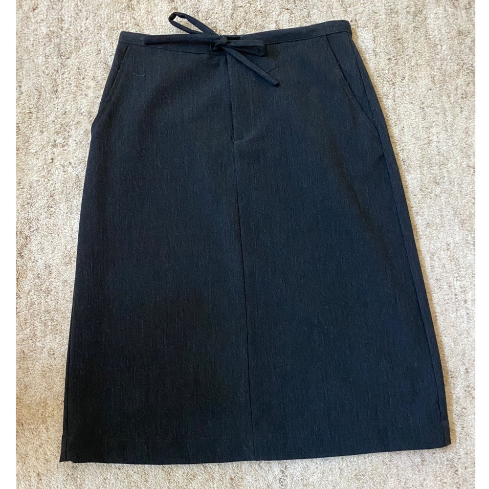 gap / gray pencil skirt w pockets